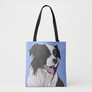 Bolsa Tote Collie Preto e Branco