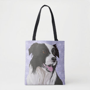 Bolsa Tote Collie Preto e Branco