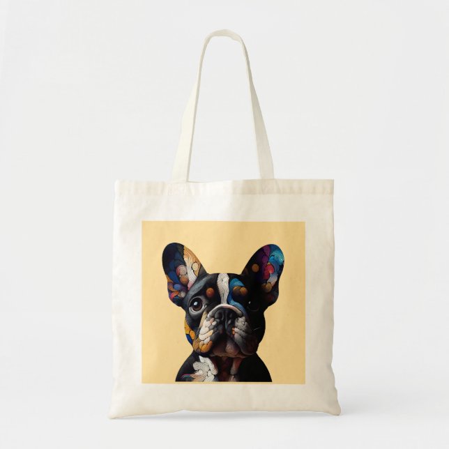Bolsa Tote Color Theory Frenchie (Frente)