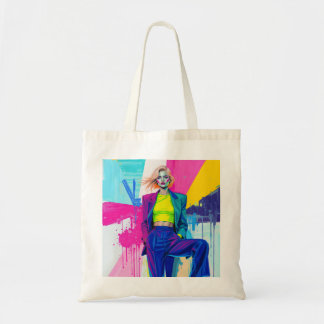 Bolsa Tote "Color Whisper – Saco de Compras Diário"
