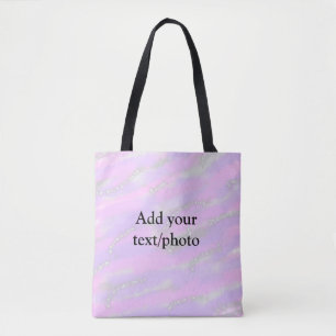 Bolsa Tote Coloração colorido simples adicione sua foto de te