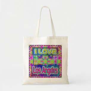Bolsa Tote Coloração Fest: "I LOVE Los Angeles" Bag