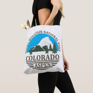 Bolsa Tote Colorado Aspen resort de esqui céu azul
