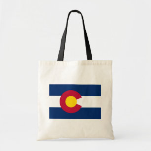 Bolsa Tote Colorado: Bandeira do Estado do Centenário dos EUA