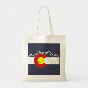 Bolsa Tote Colorado Mountain Vintage