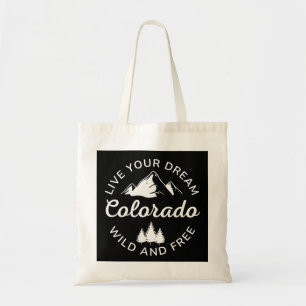 Bolsa Tote Colorado Mountain Vintage