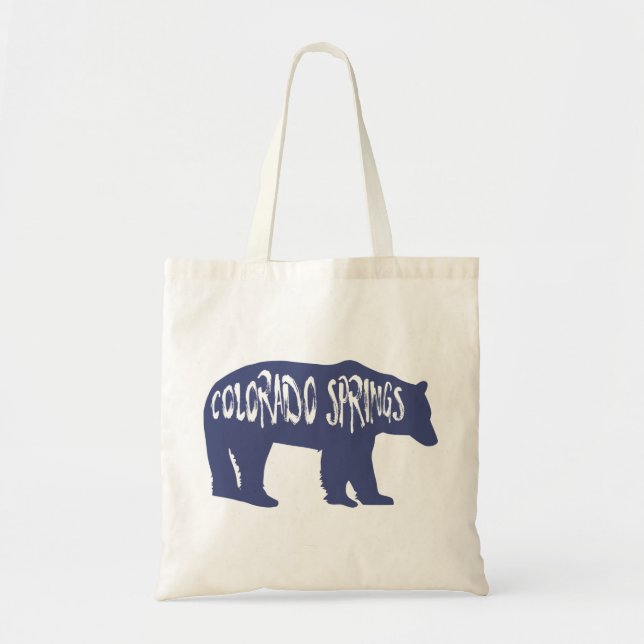 Bolsa Tote Colorado Primavera Bear (Frente)