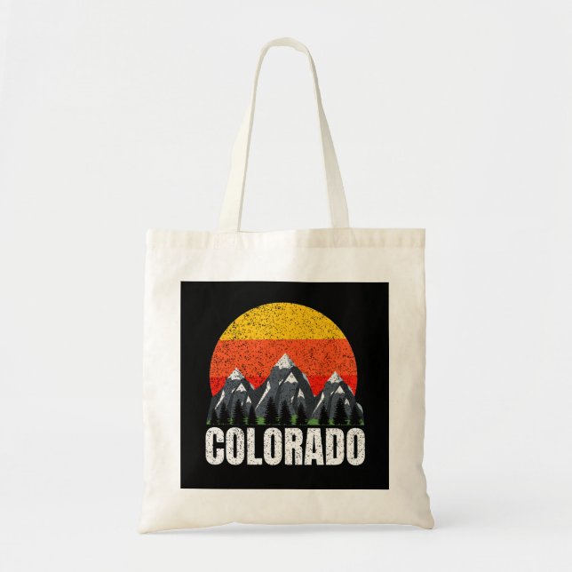 Bolsa Tote Colorado Retro Sunset (Frente)