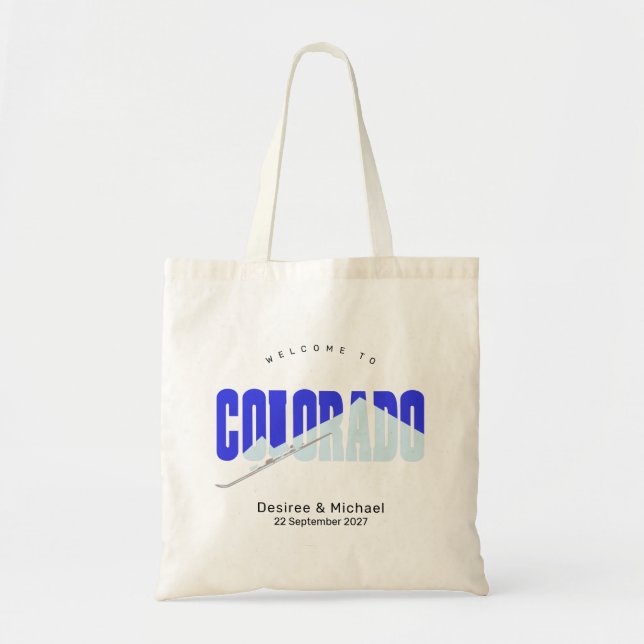 Bolsa Tote Colorado Wedding Tote Bag (Frente)