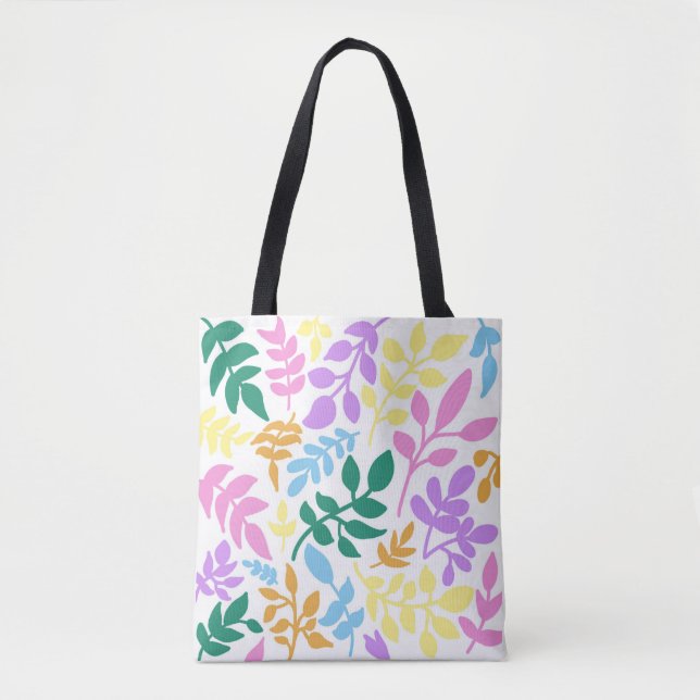 Bolsa Tote Colorful foliage (Frente)