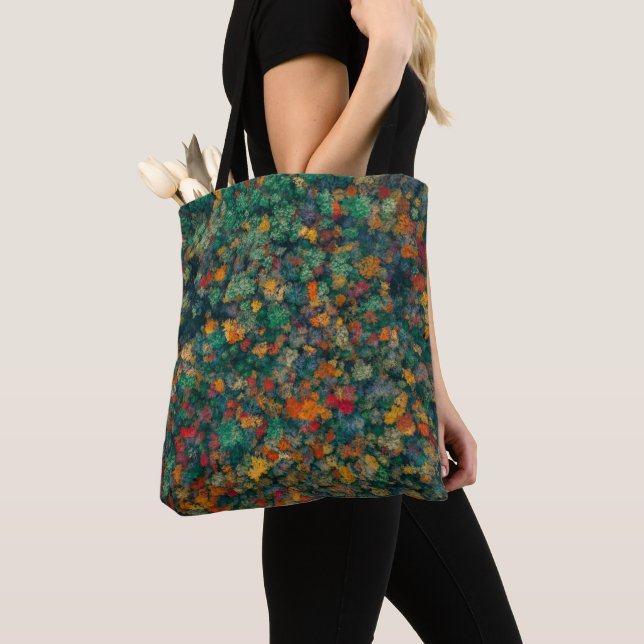 Bolsa Tote Colorful Treetops (Close Up)