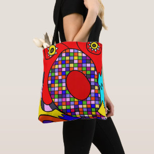 Bolsa Tote Colorida abstraída