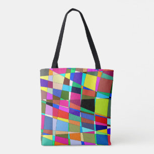 Bolsa Tote Colorida abstraída