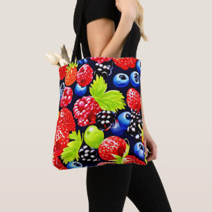 Bolsa Tote Colorida Berry Medley Design
