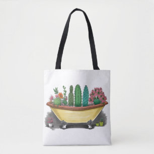 Bolsa Tote Colorida Cactus