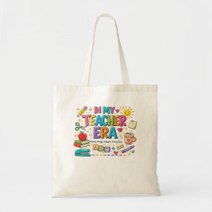 Bolsa Tote Colorida da Era do Meu Professor