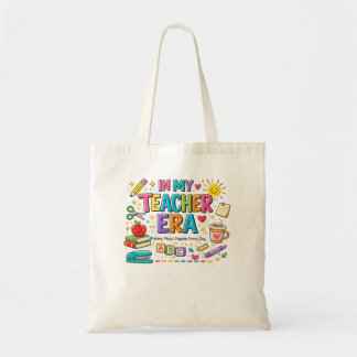 Bolsa Tote Colorida da Era do Meu Professor