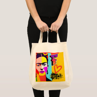 Bolsa Tote Colorida Frida Kahlo Tote Bag
