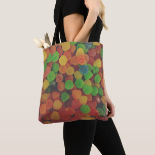 Bolsa Tote Colorida Gumdrops Candy Quirky