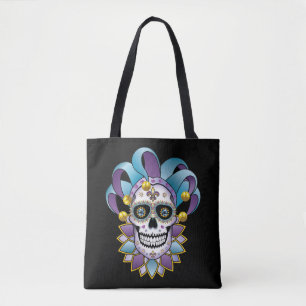 Bolsa Tote Colorida Jester Skull