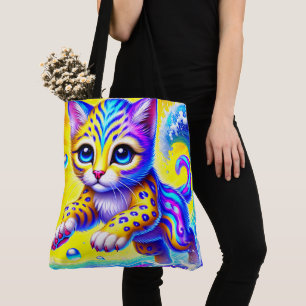 Bolsa Tote Colorida Kitten