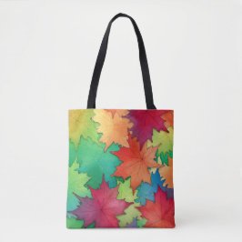 Bolsa Tote Colorida Maple Deixa Aquarela Francesa