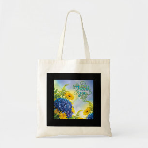 Bolsa Tote Colorida Obrigado Floral
