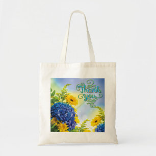 Bolsa Tote Colorida Obrigado Floral