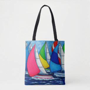 Bolsa Tote Colorida Regatta Bag Por Lisa Lorenz