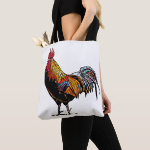 Bolsa Tote Colorida Rooster