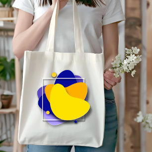 Bolsa Tote Colorido Geométrico