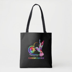 Bolsa Tote Colorido Hummingbird O que o Cancer de Cores é uma