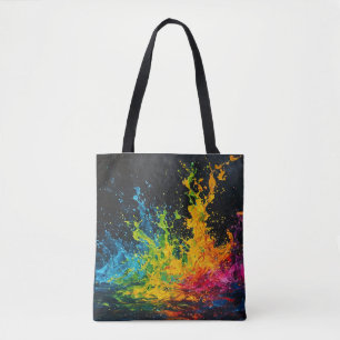 Bolsa Tote Colorir Coloração de Tinta