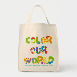 Bolsa Tote Colorir Nosso Mundo Leitura de Verão 2025 Criativi