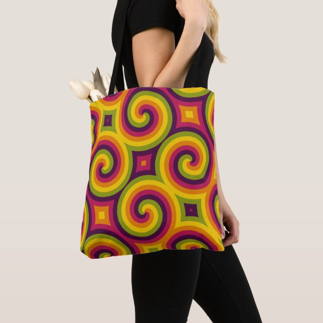 Bolsa Tote Colorstorm Spirals (Close Up)
