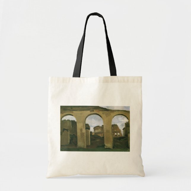 Bolsa Tote Colosseum Seen através das Arcades em Roma, Itália (Frente)