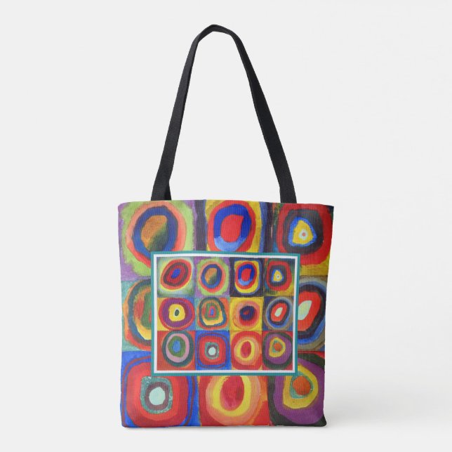 Bolsa Tote Colour Study de Wassily Kandinsky (Verso)