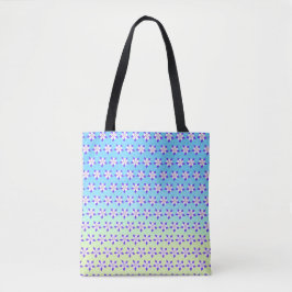 Bolsa Tote Columbine Azul e Verde