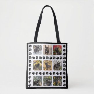 Bolsa Tote Com 9 fotos personalizáveis Retrato Perfeito