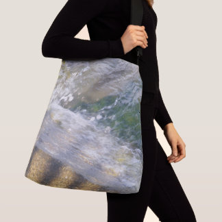 Bolsa Tote com Água Brilhante em Rochas
