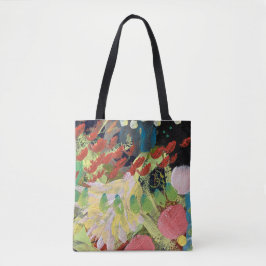 Bolsa Tote com design Flores na Noite