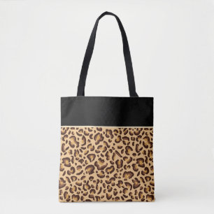 Bolsa Tote com Estampa de Animal