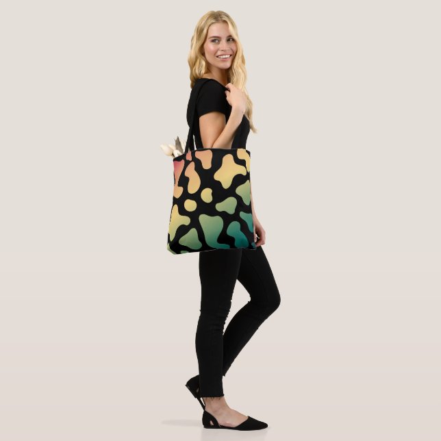 Bolsa tote com estampa de vaca estética (No(a) Modelo)