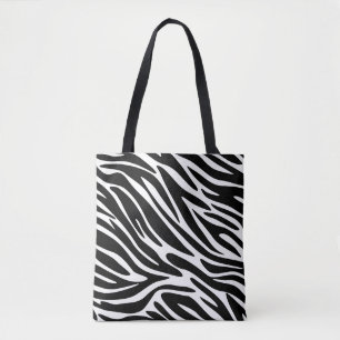 Bolsa Tote com Estampa de Zebra