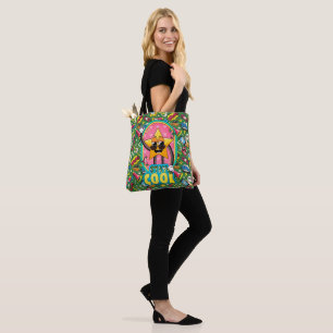 Bolsa Tote com Estampa Pop Art 'Stay Cool'