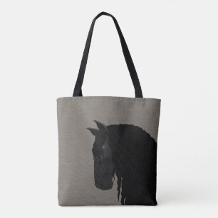 Bolsa tote com estampa total de Friesian