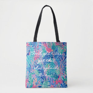 Bolsa tote com gráfico elegante