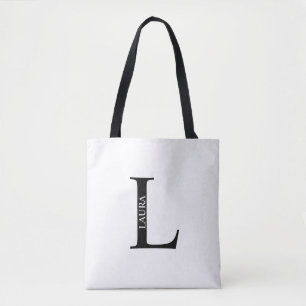 Bolsa Tote com Monograma Personalizado e Nome