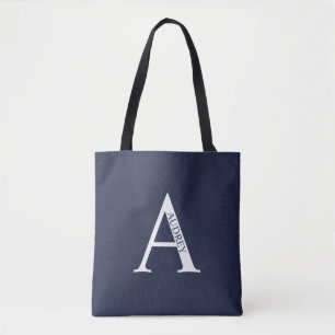 Bolsa Tote com Monograma Personalizado e Nome