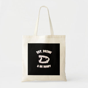 Bolsa Tote Coma Beba Seja Assustador Estilo Minimalista de Va